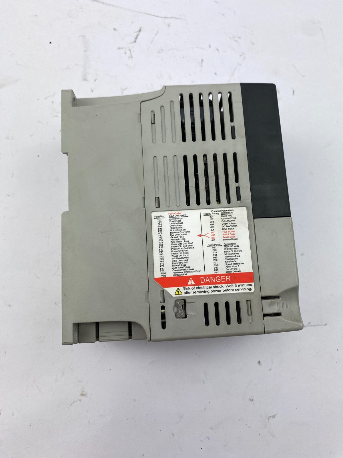 Allen-Bradley 22A-D2P3N104 0.4kW/0.5HP