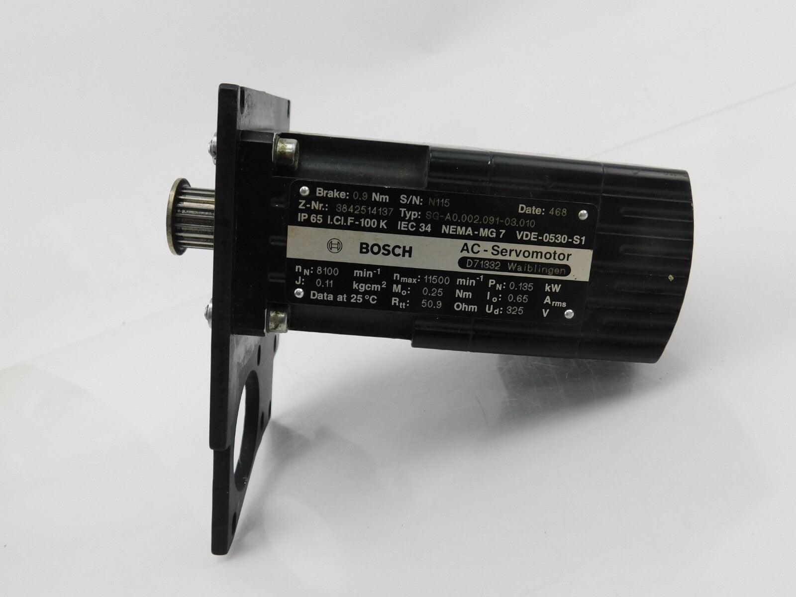 BOSCH Servermotor SG-A0.002.091-03.010