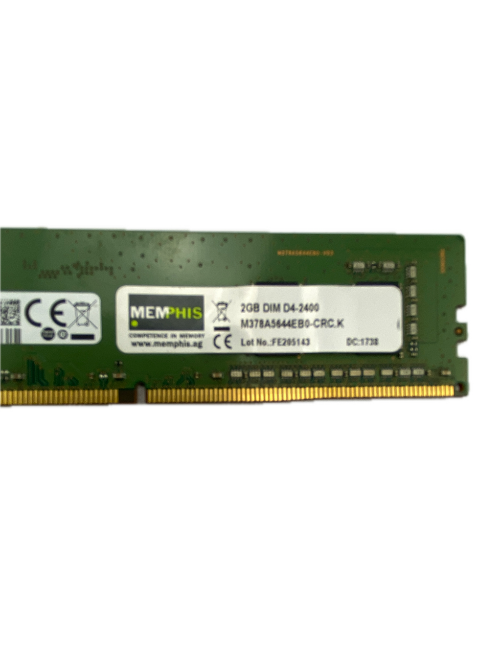 Samsung 2GB DIM D4-2400 M378A5844EB0-CRC.K ** 2 st**