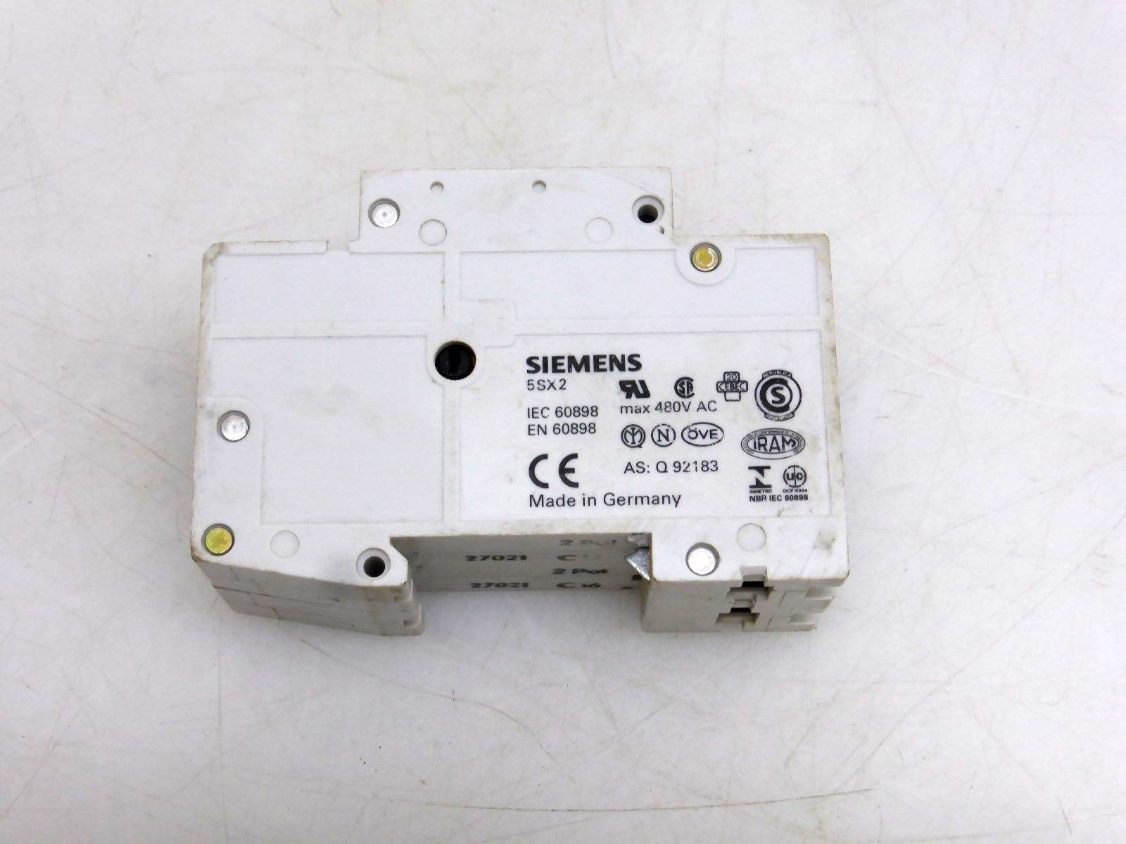 Siemens 5SX22 C16 Leitungsschutzschalter 2-polig ~400V