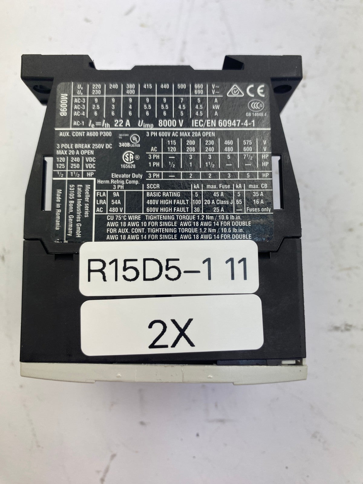 EATON DIL M9-10 XTCE009B10