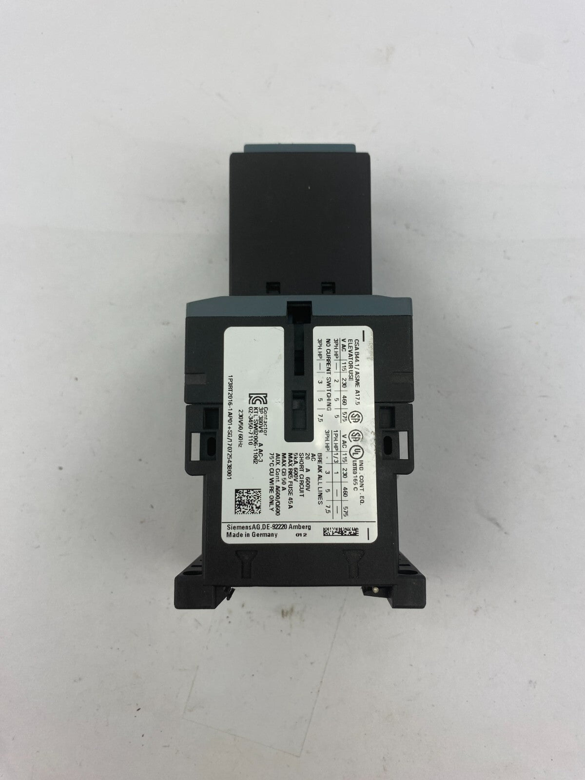 SIEMENS 3RT2016-1AP01 + 3RH2911-1HA31