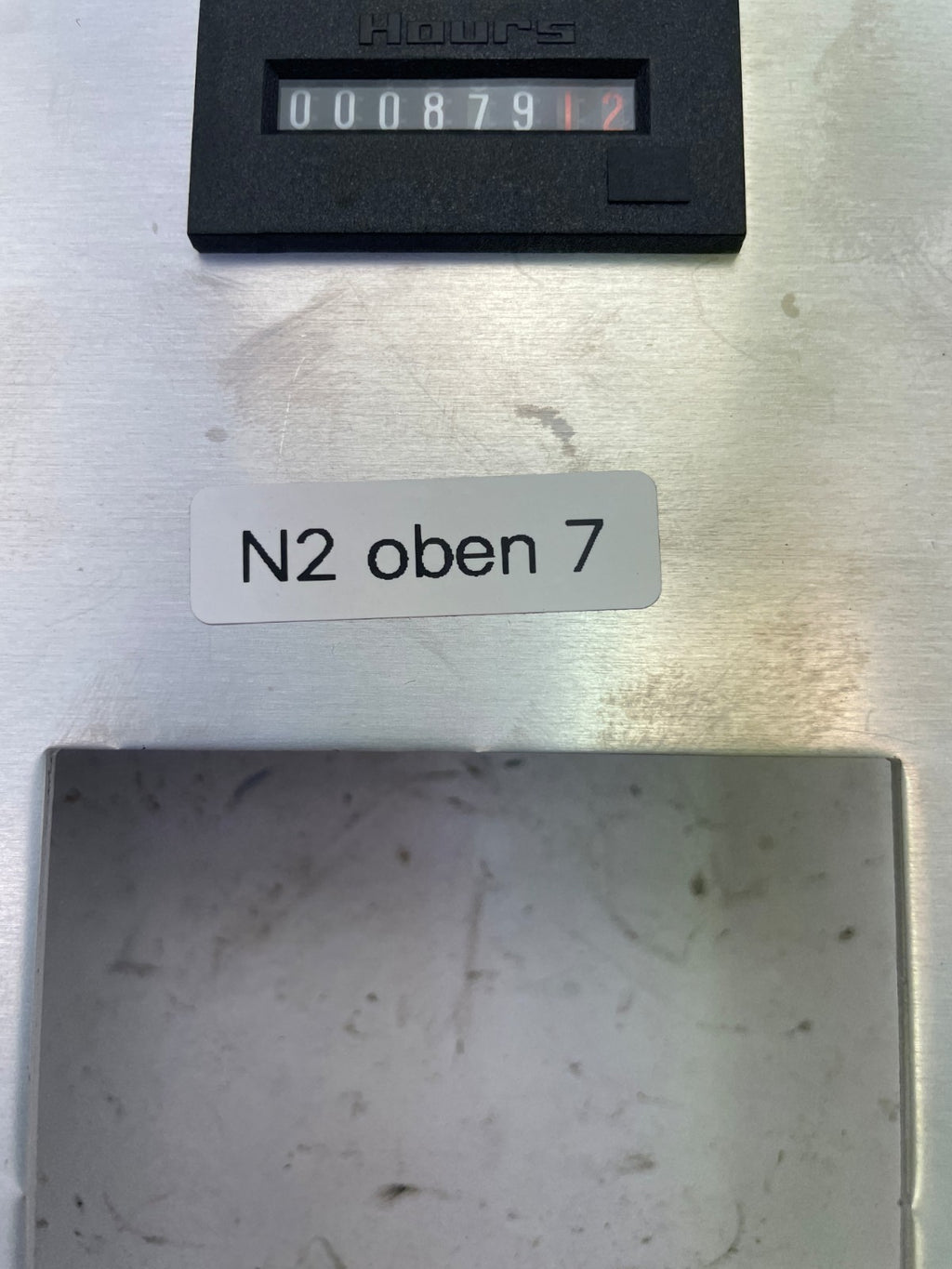 Stäubli CS7MB RX60B Bedienpanel / Frontplatte (mit Kübler H37 Betriebsstundenzäh