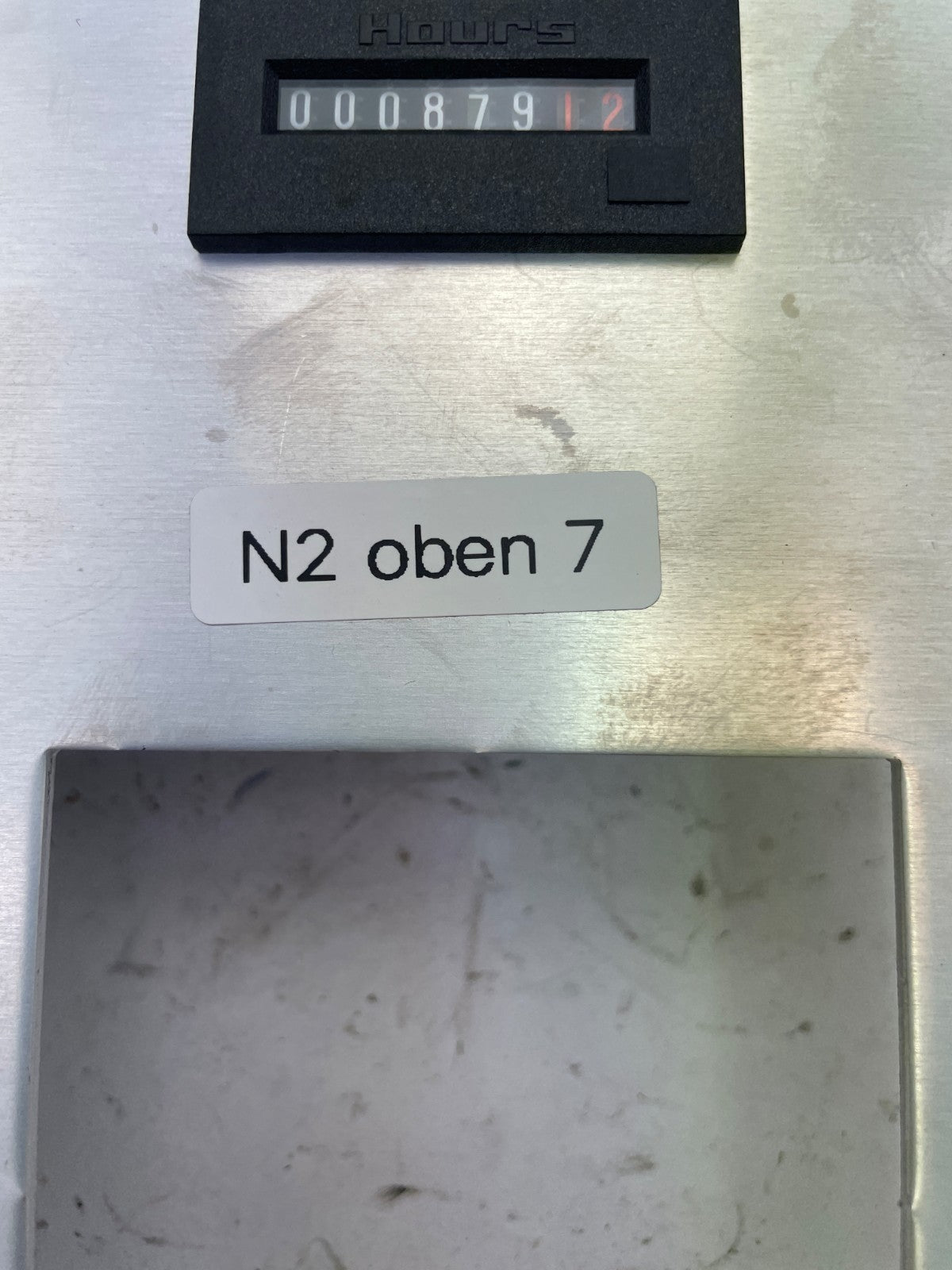 Stäubli CS7MB RX60B Bedienpanel / Frontplatte (mit Kübler H37 Betriebsstundenzäh