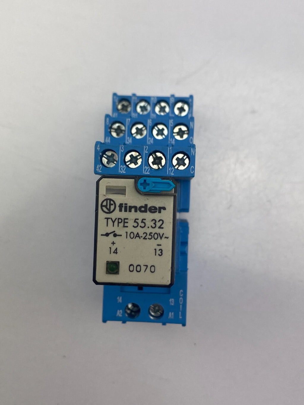 finder TYPE 55.32 10A-250V~ 0070+finder 94.04 ** 2 Stück**