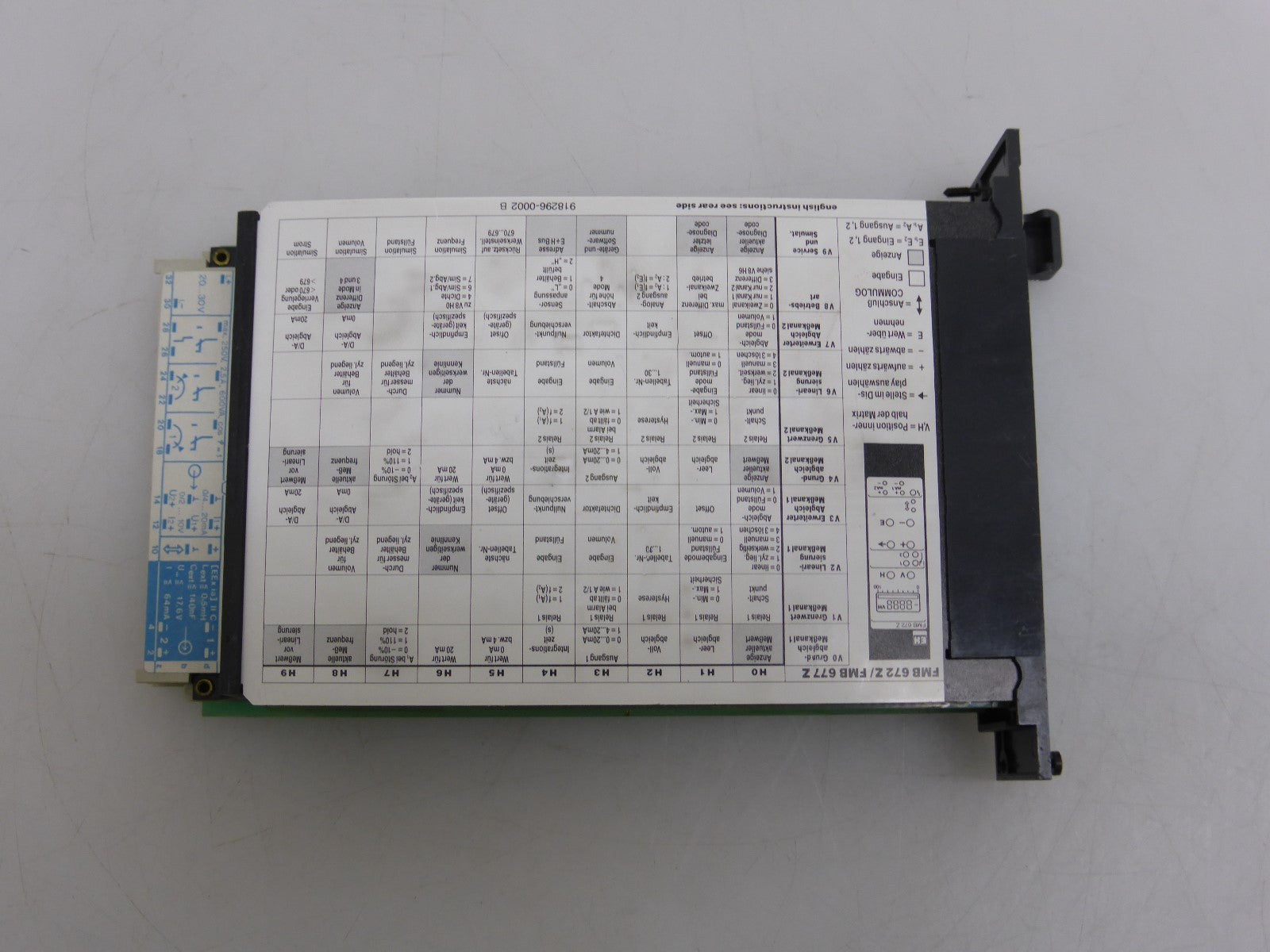 Endress+Hauser FMB 672 Z / 677 Z  Ex-88.B.2050 X
