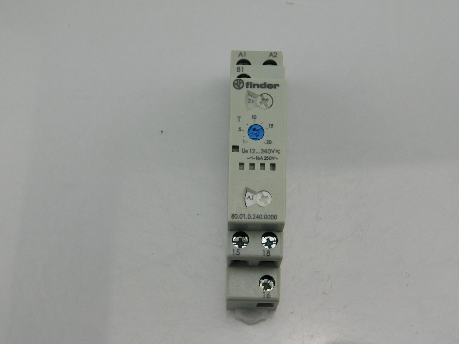 Finder Zeit Relais 80.010.240.0000 16A-250V 12...240V AC-DC