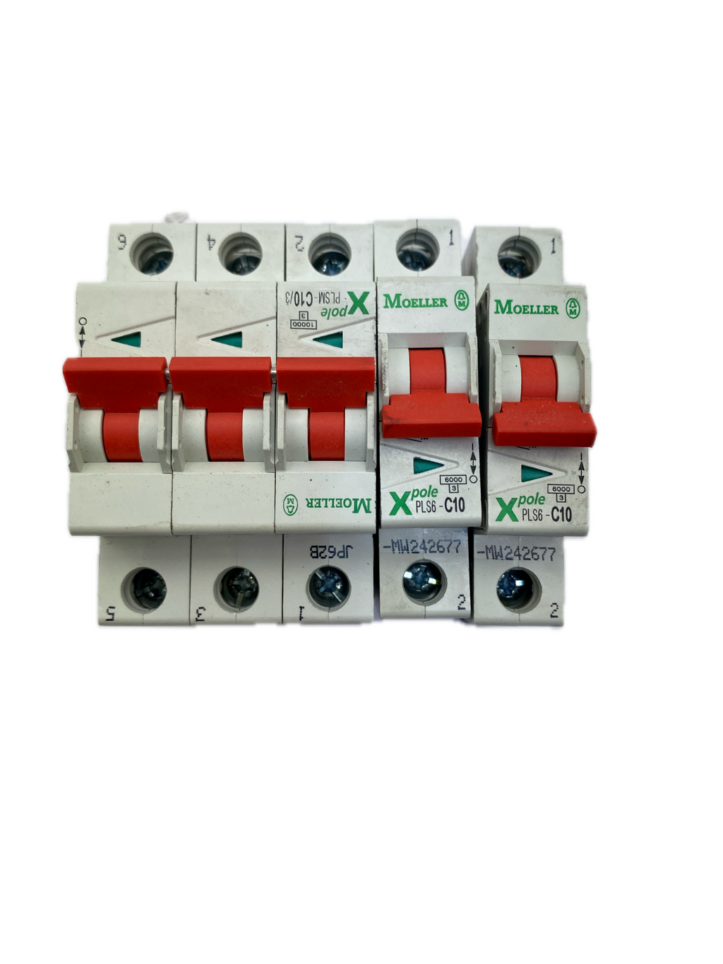 **Posten**. Moeller Xpole PLS6-C10-MW + PLSM-C10/3-MW