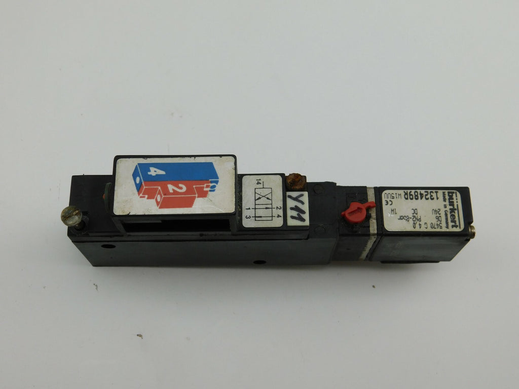 BURKERT  Pneumatik 132489R PN 2-8 bar 24V DC 1W