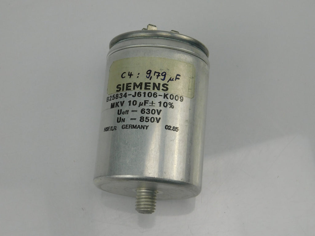SIEMENS B25834-J6106-K009 MKV 10 F+10% 630V 850V