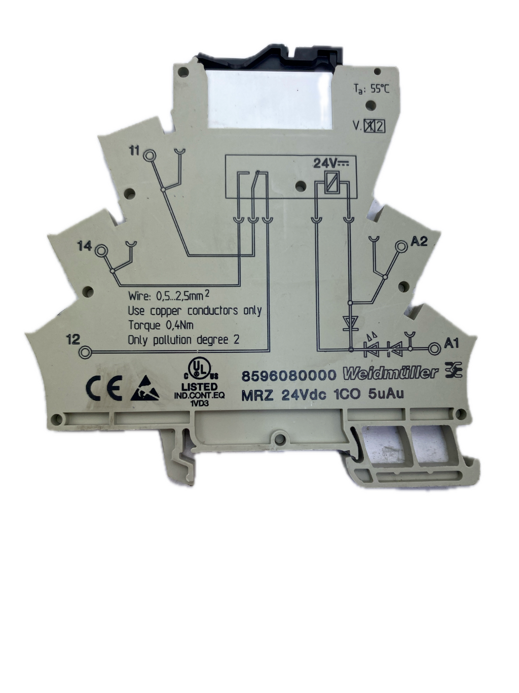 Weidmüller MRZ 24Vdc 1CO 5uAu 8596080000 ** 4 st**
