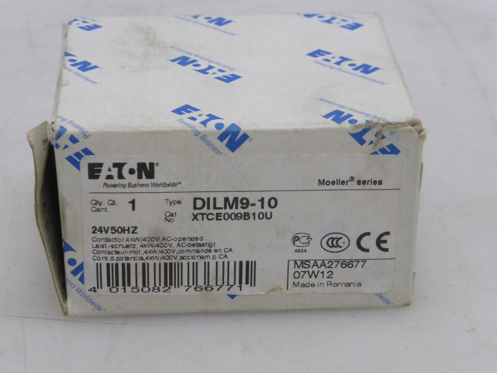 EATON,  Type: DILM9-10,  Cat No. XTCE009B10U