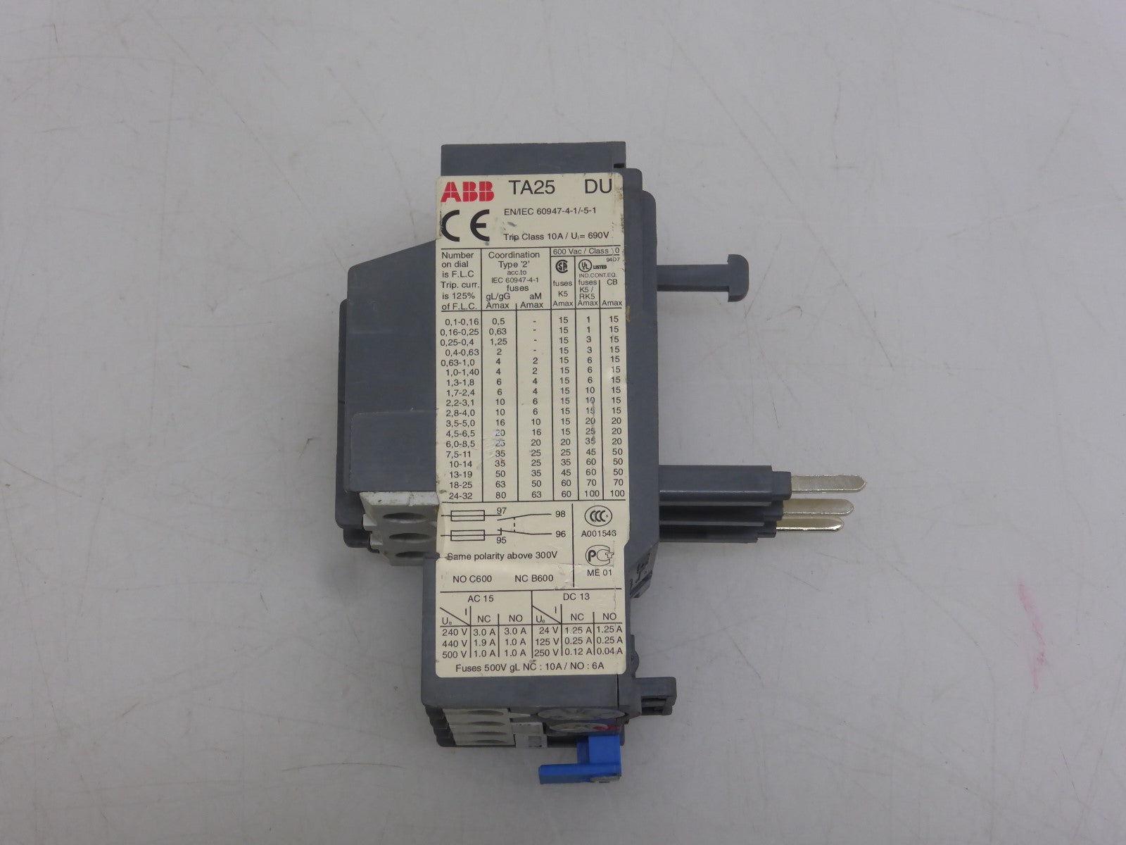ABB TA25 DU 2,8-4 A