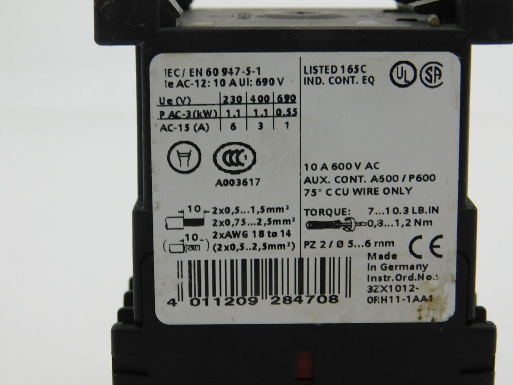 SIEMENS SIRIUS E22 10A 600V **2Stück**
