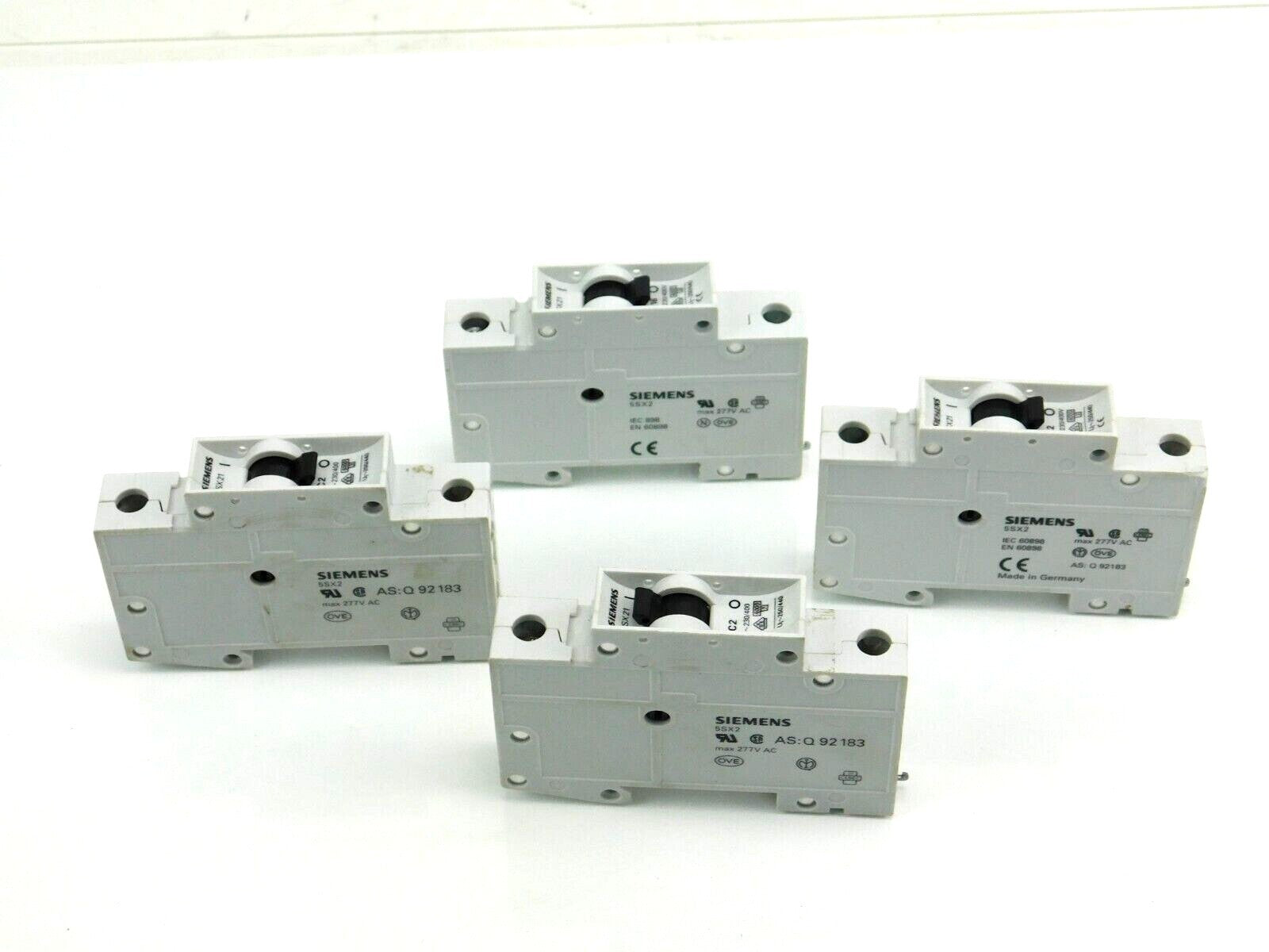 SIEMENS 5SX2 AS: Q 92 183 277 VAC 230/400  ** 4 Stück **