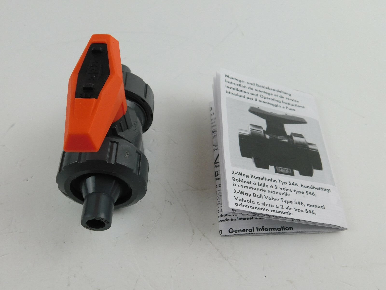 Georg Fischer Kugelhahn Typ 546 d16 DN10 PN16