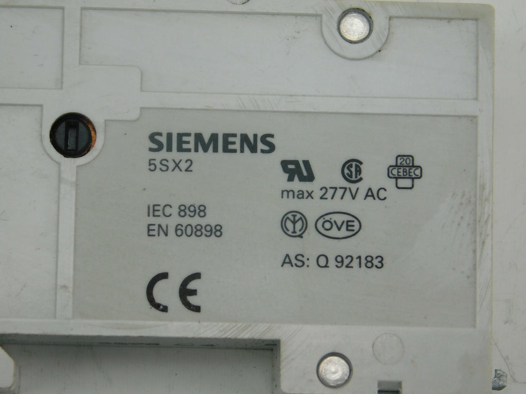 SIEMENS  Leistungsschalter 5SX21 IEC 898 EN 60898 ** 8 Stück **