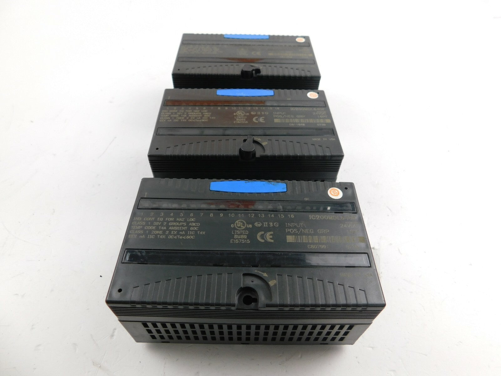 GE Fanuc IC200MDL640F Input 24VDC  Pos/Neg GRP  16PT  ** 3 Stück **