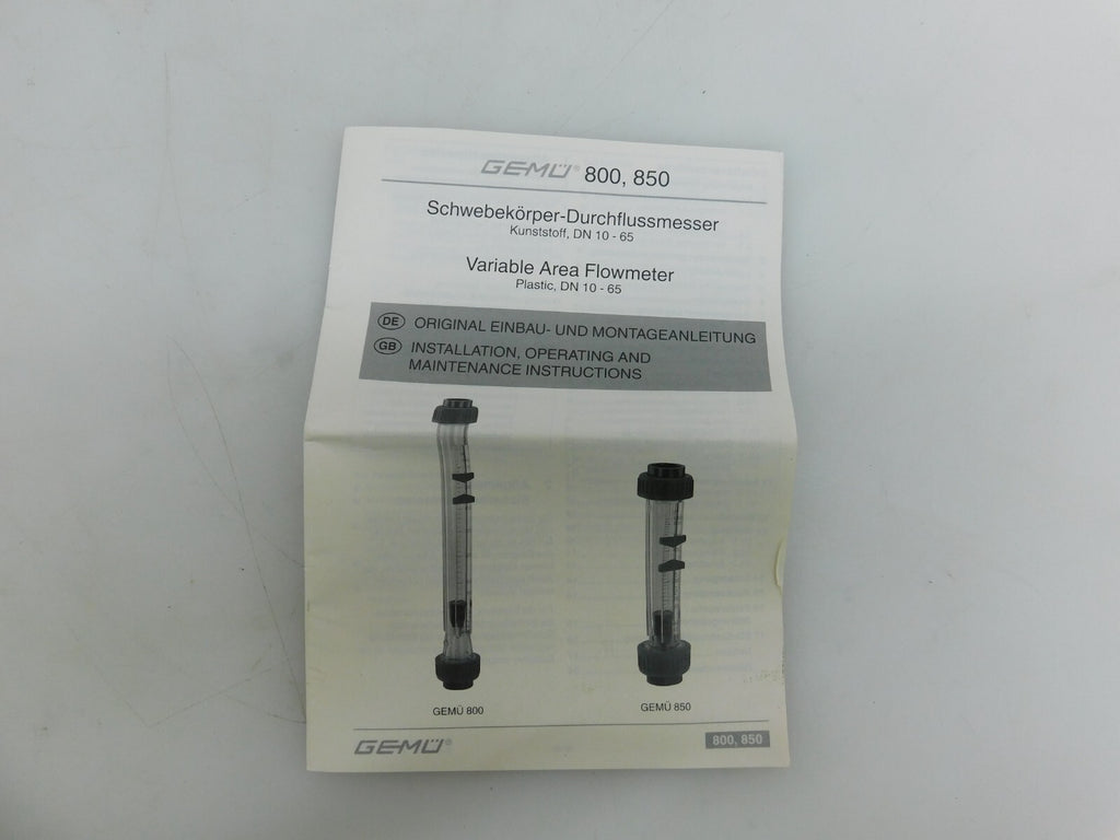 GEMÜ 807 50D 72214 171 4000 PS 10,0 bar I-DE-88002869-00-2699113