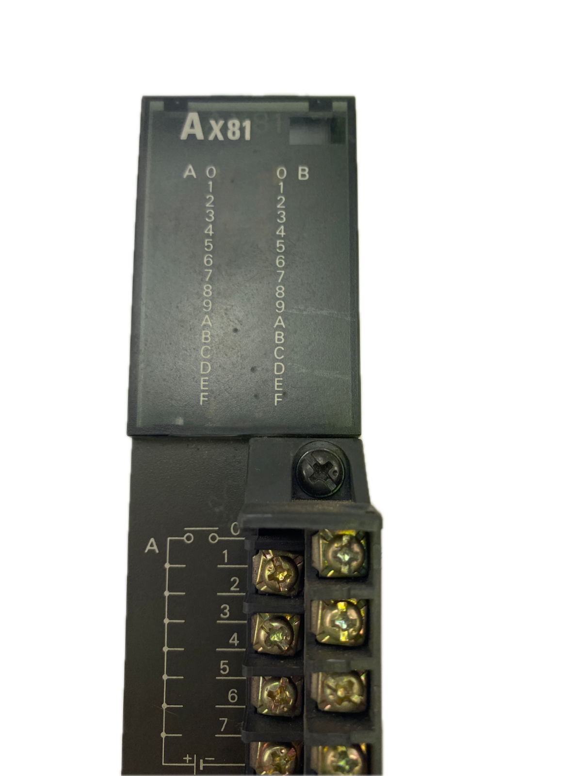 MELSEC PROGRAMMABLE CONTROLLER Ax81 DC 12V 4mA DC24V 10mA