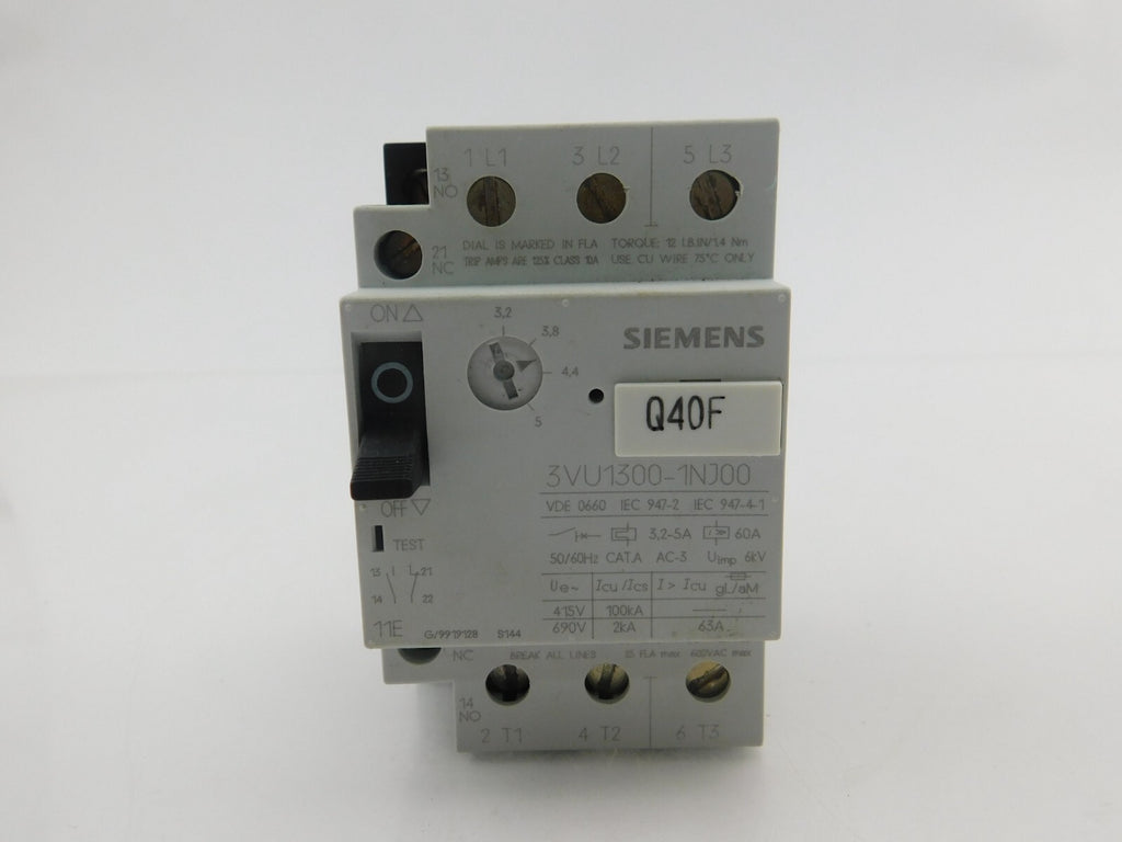 SIEMENS 3VU1300-1NJ00 Q40F