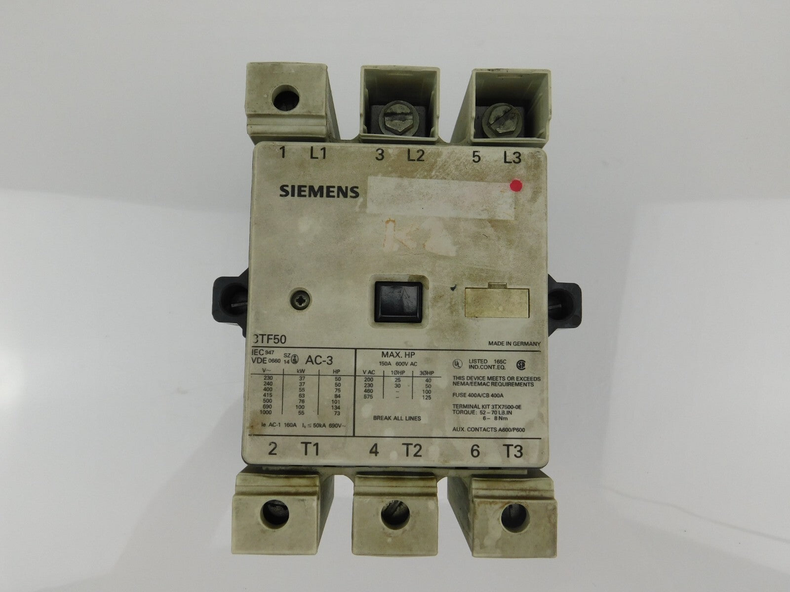 SIEMENS SIRIUS 3TF50