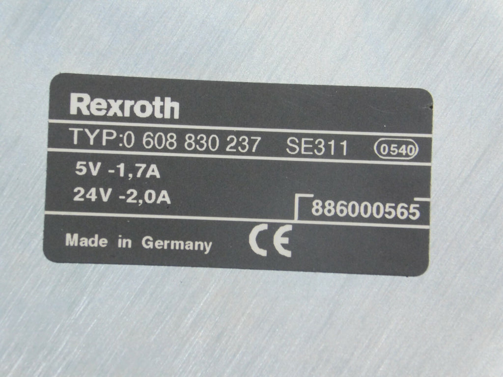 BOSCH Rexroth 0 608 830 237 SE311 5V-1,7A 24V-2,02