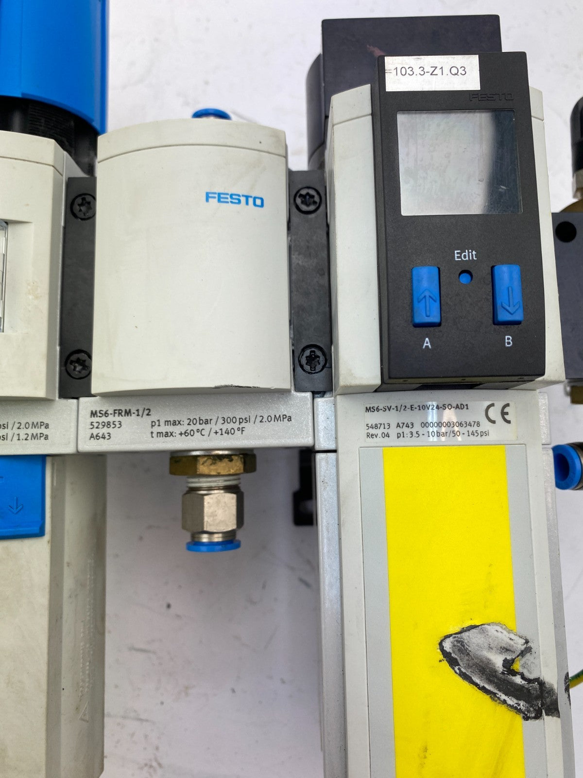 FESTO MS6-SV-1/2-E-10V24-SO-AD1 Wartungseinheit