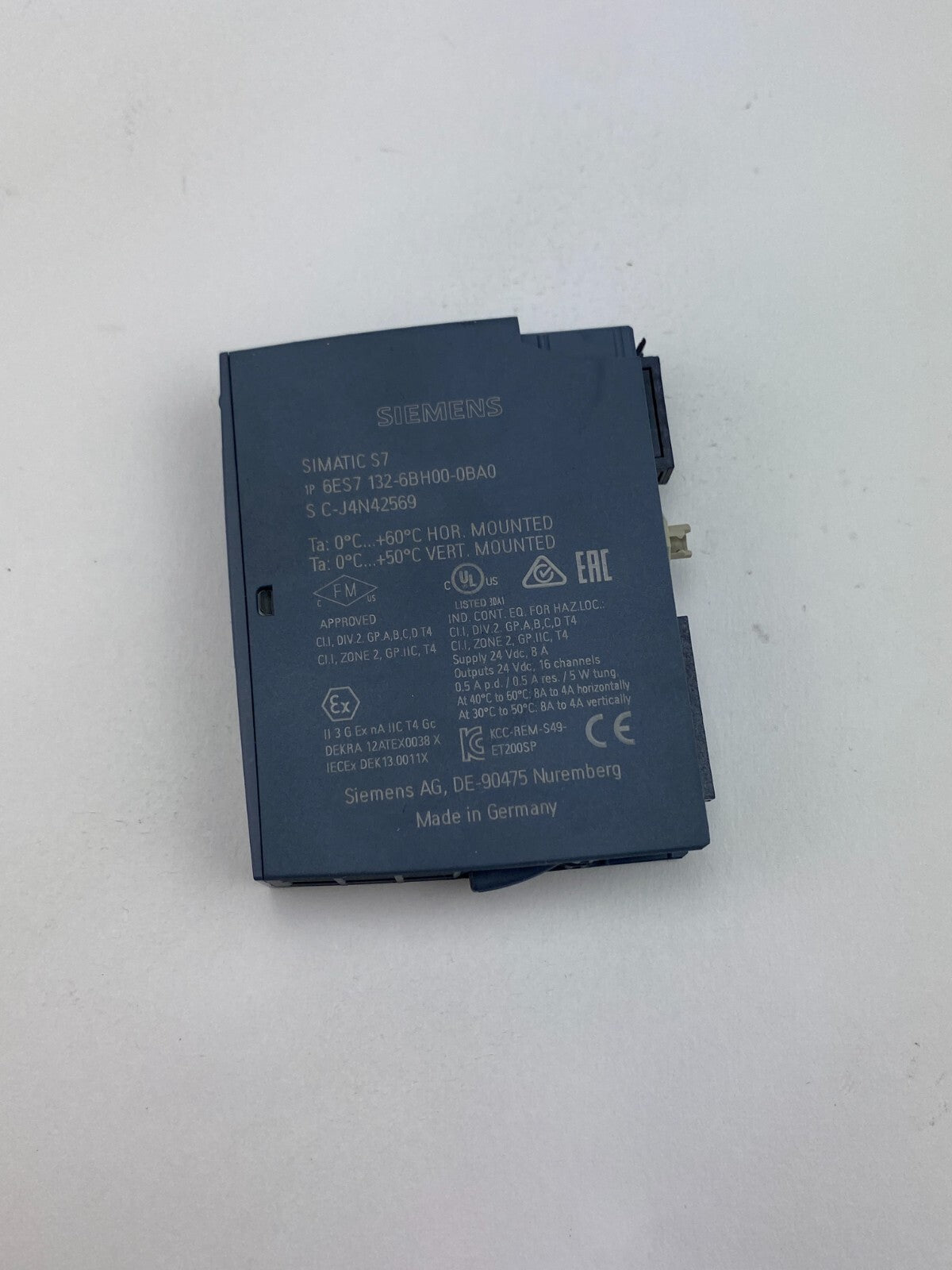 SIEMENS SIMATIC S7 6ES7 132-6BH00-0BA0