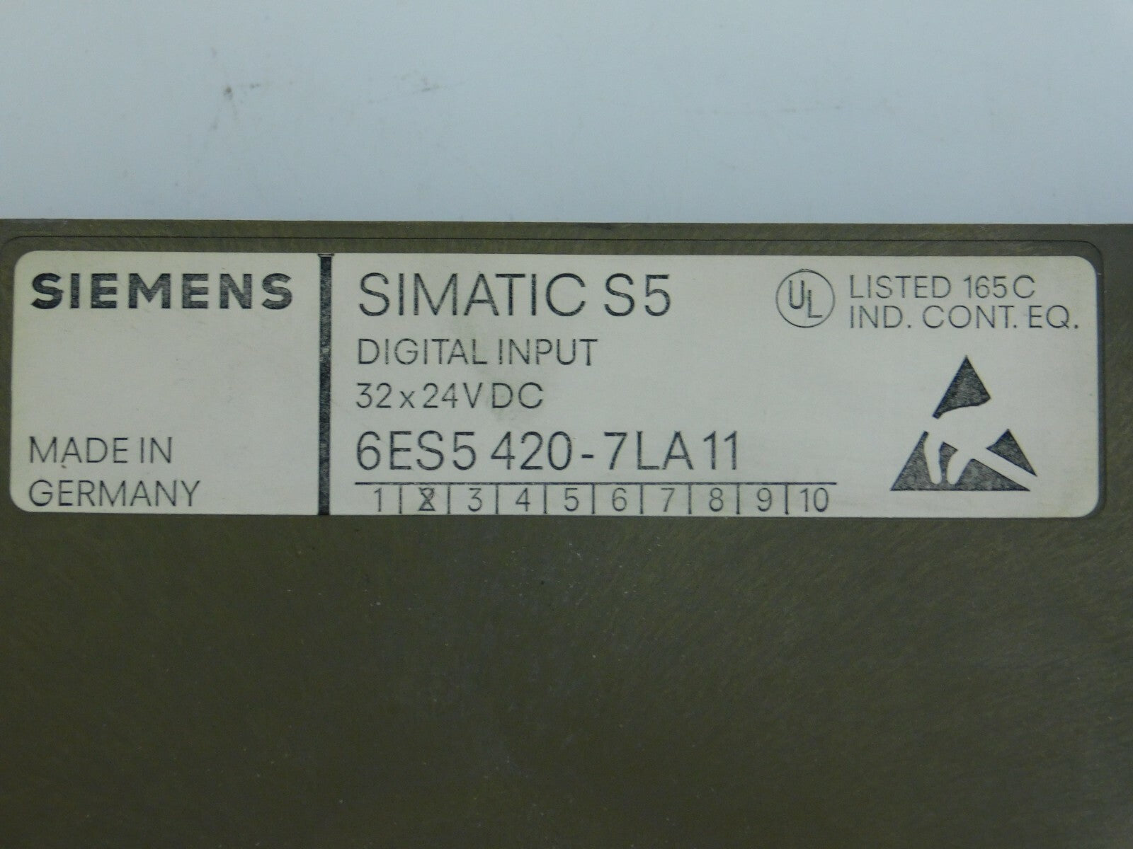 SIEMENS SIMATIC S5 6ES5 420-7LA11