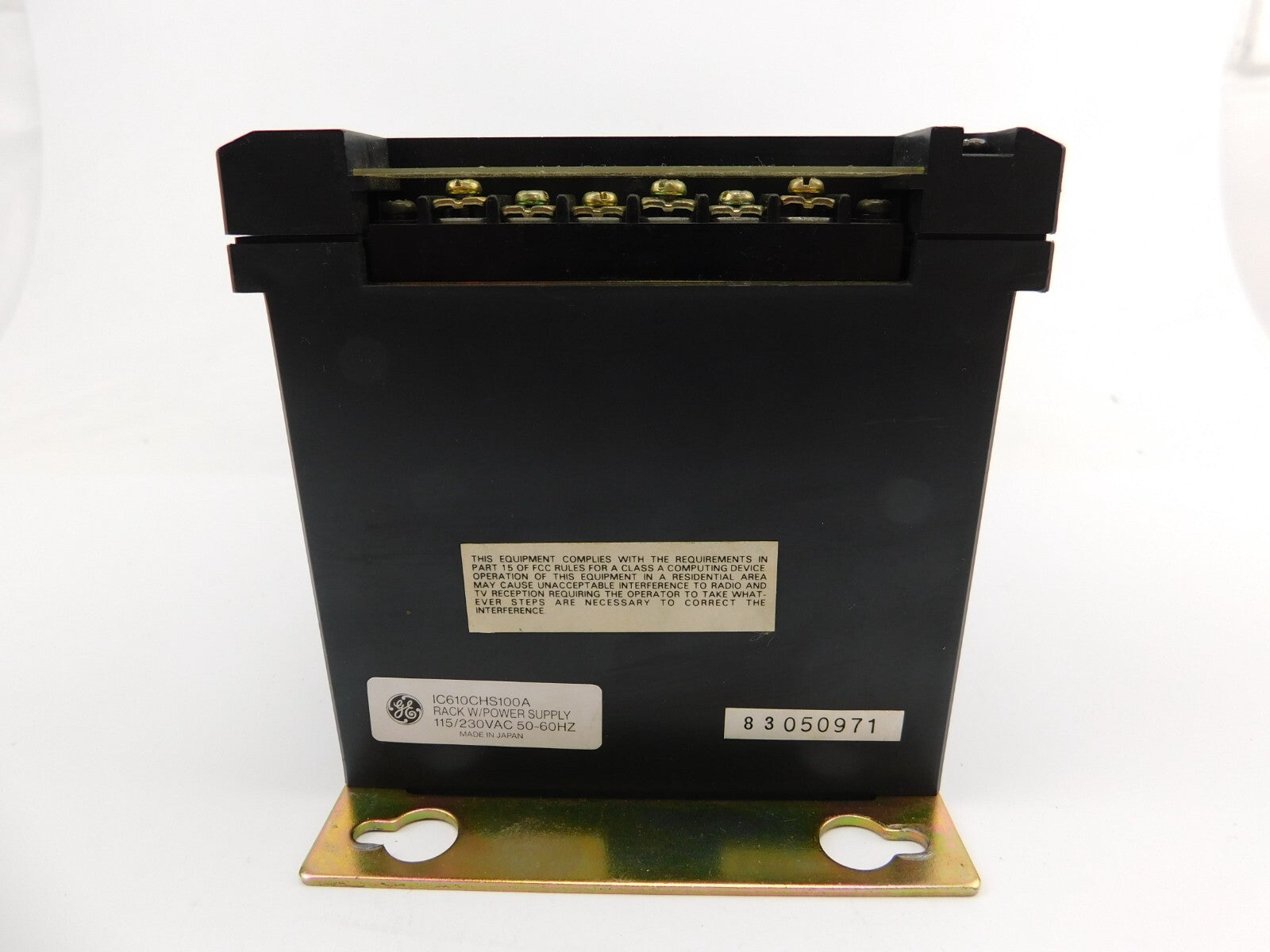 GENERAL ELECTRIC SERIES ONE IC610CHS100A 115/230VAC 50-60HZ