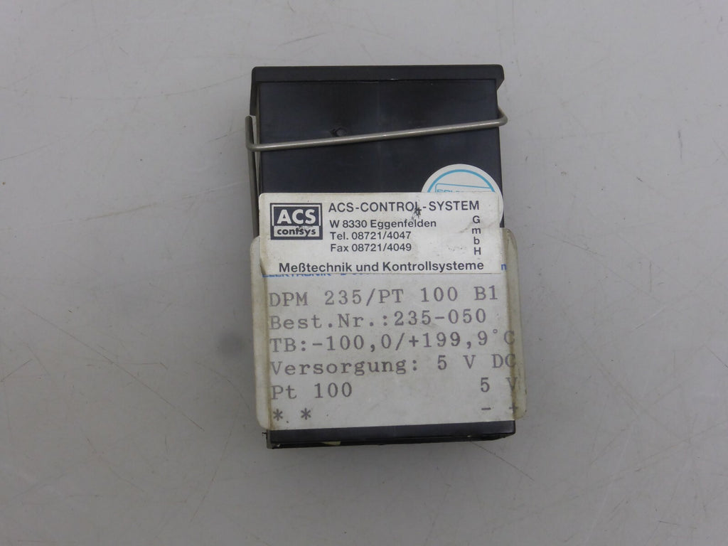 ACS Control System DPM 235/PT 100 B1 