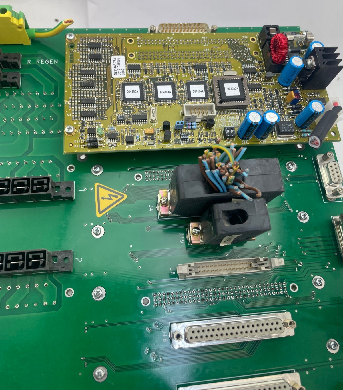 Stäubli Backplane / Baugruppenträger D 121 412-00A (IdentNr 005018)