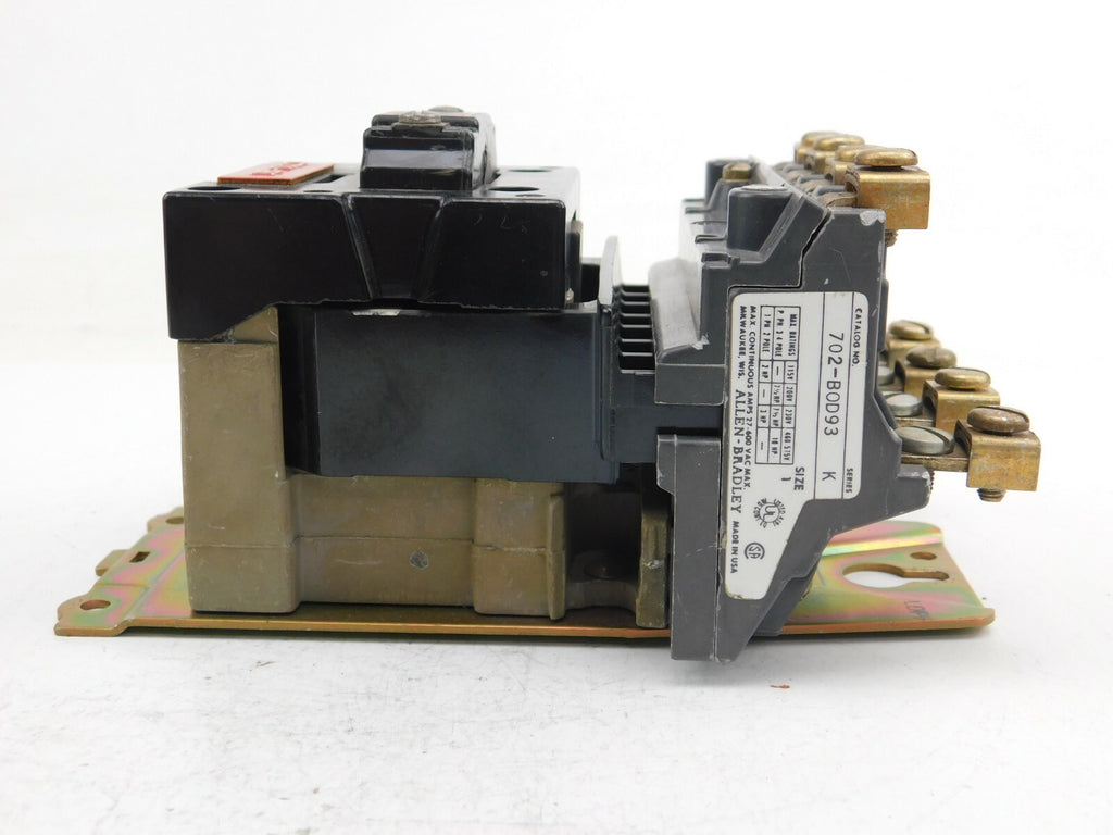 ALLEN-BRADLEY 702-B0D93 120V 60HZ 110V 50HZ Contactor