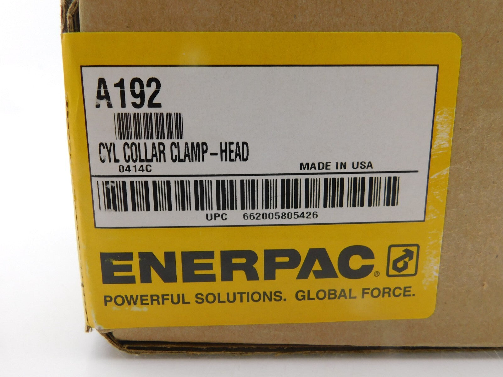 ENERPAC A192 CYL COLLAR CLAMP-HEAD 0414C