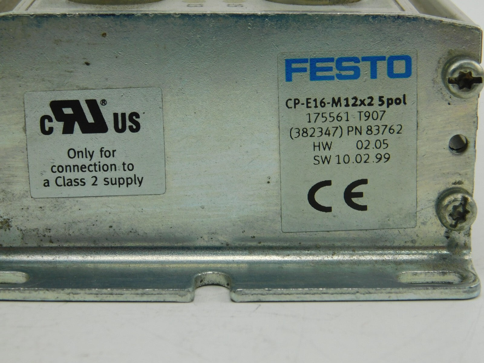 FESTO Eingangsmodul CP-E16-M12x2 5Pol 175561 T907