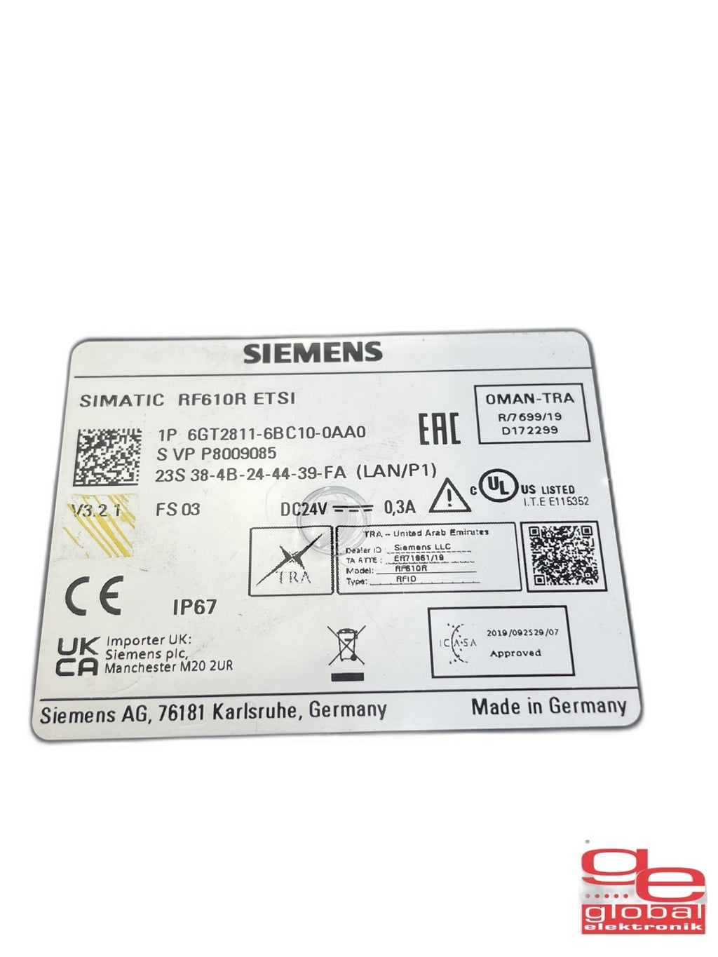 Siemens SIMATIC RF610R 6GT2811-6BC10-0AA0