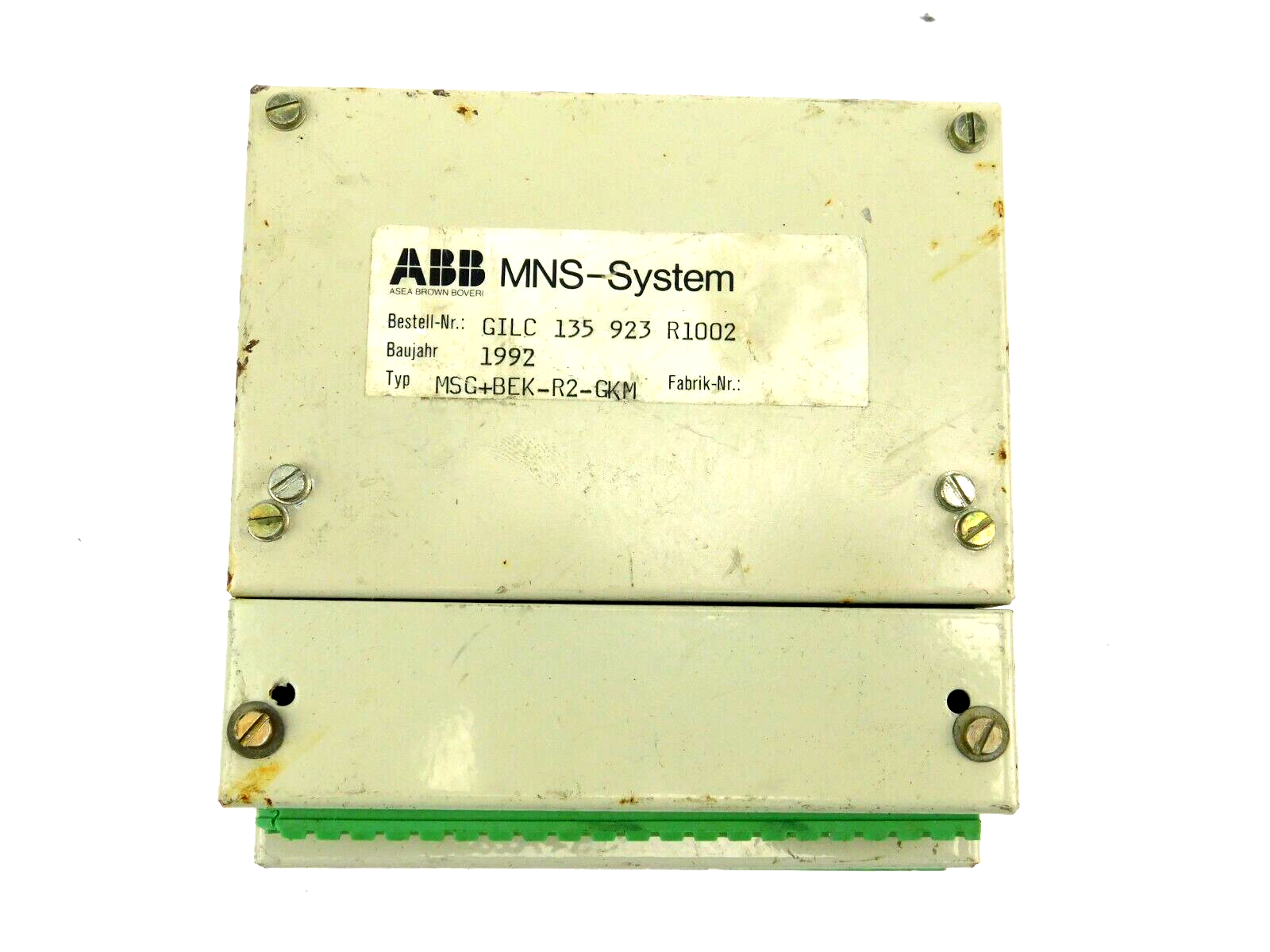 ABB MNS-System MSG+BEK-R2-GKM