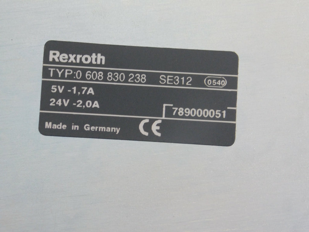 BOSCH Rexroth 0 608 830 238 5V-1,7A 24V-2,0A SE312