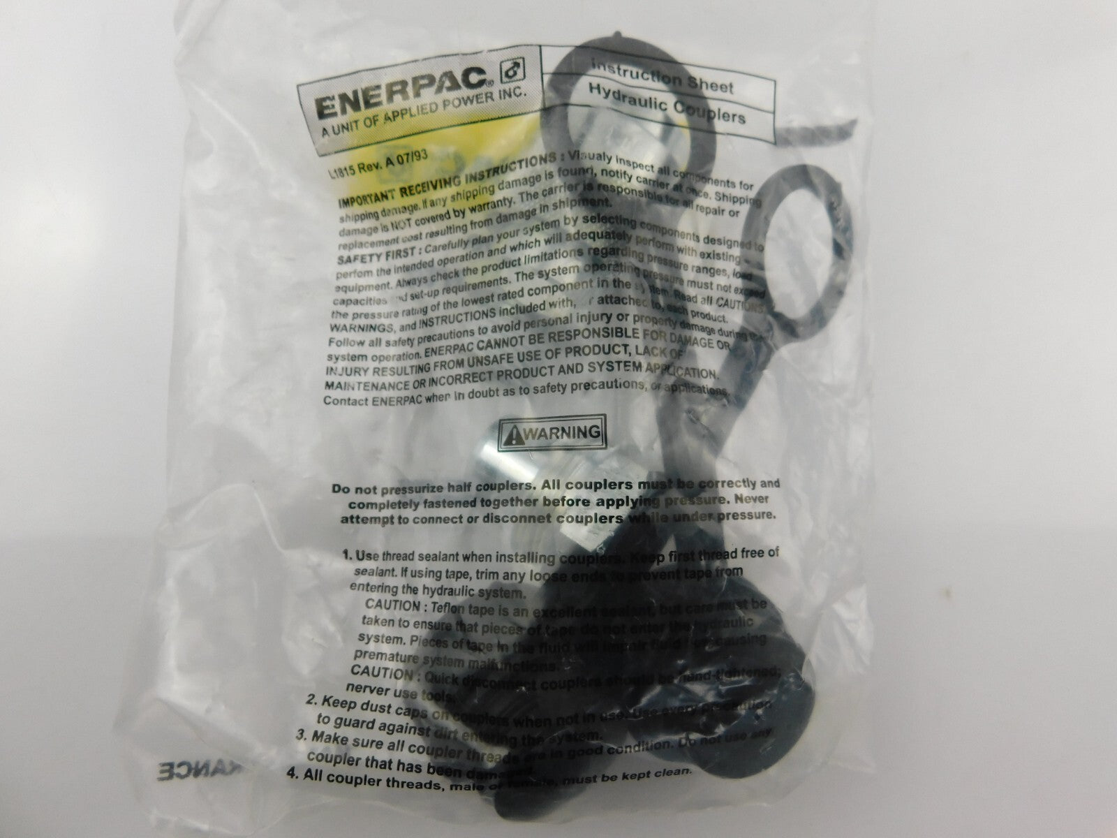 ENERPAC Genuine Service parts C604