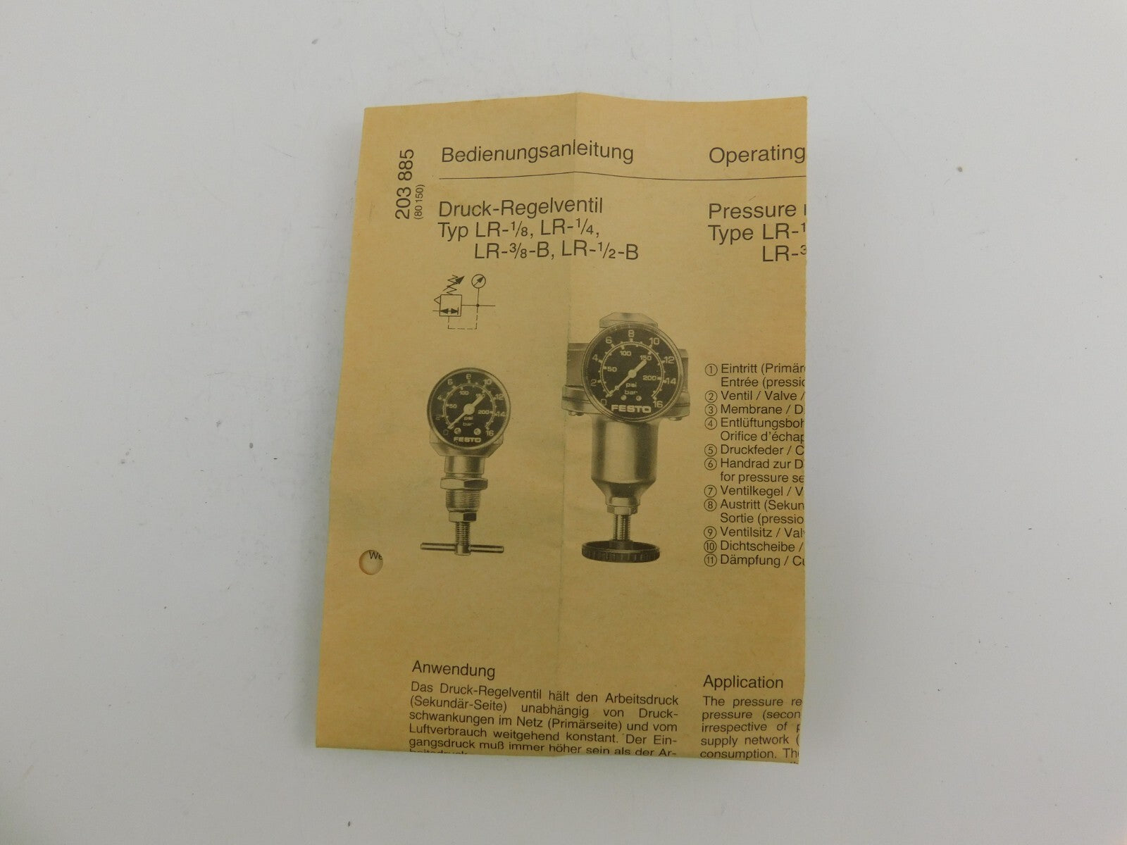 FESTO EDV-Nr.: 4023 LR-3/8 