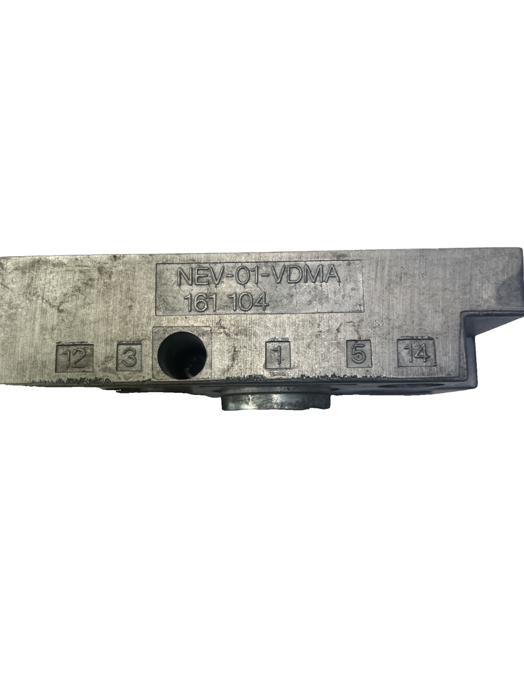 Festo NEV-01-VDMA (161 104) Anschlussplatte VDMA 24563-01 mit Schalldämpfer