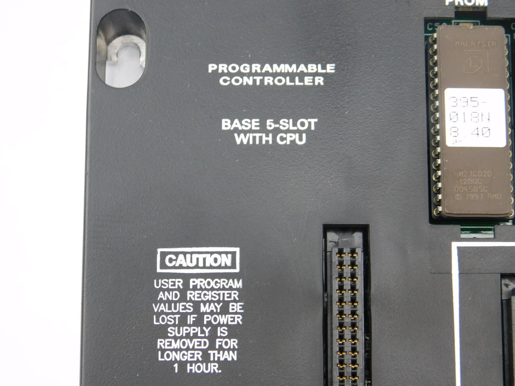 GE Fanuc IC693CPU3U Base 5-Slot-with CPU