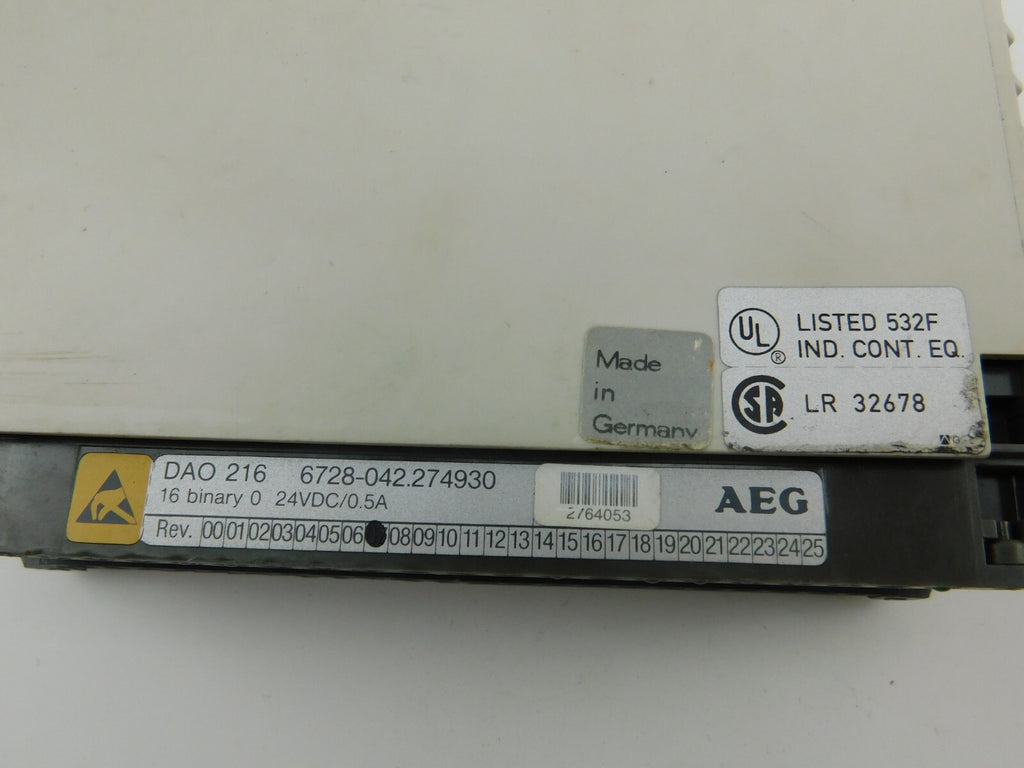 AEG DAO216 6728-042.274930 Binary 24VDC/0.5A