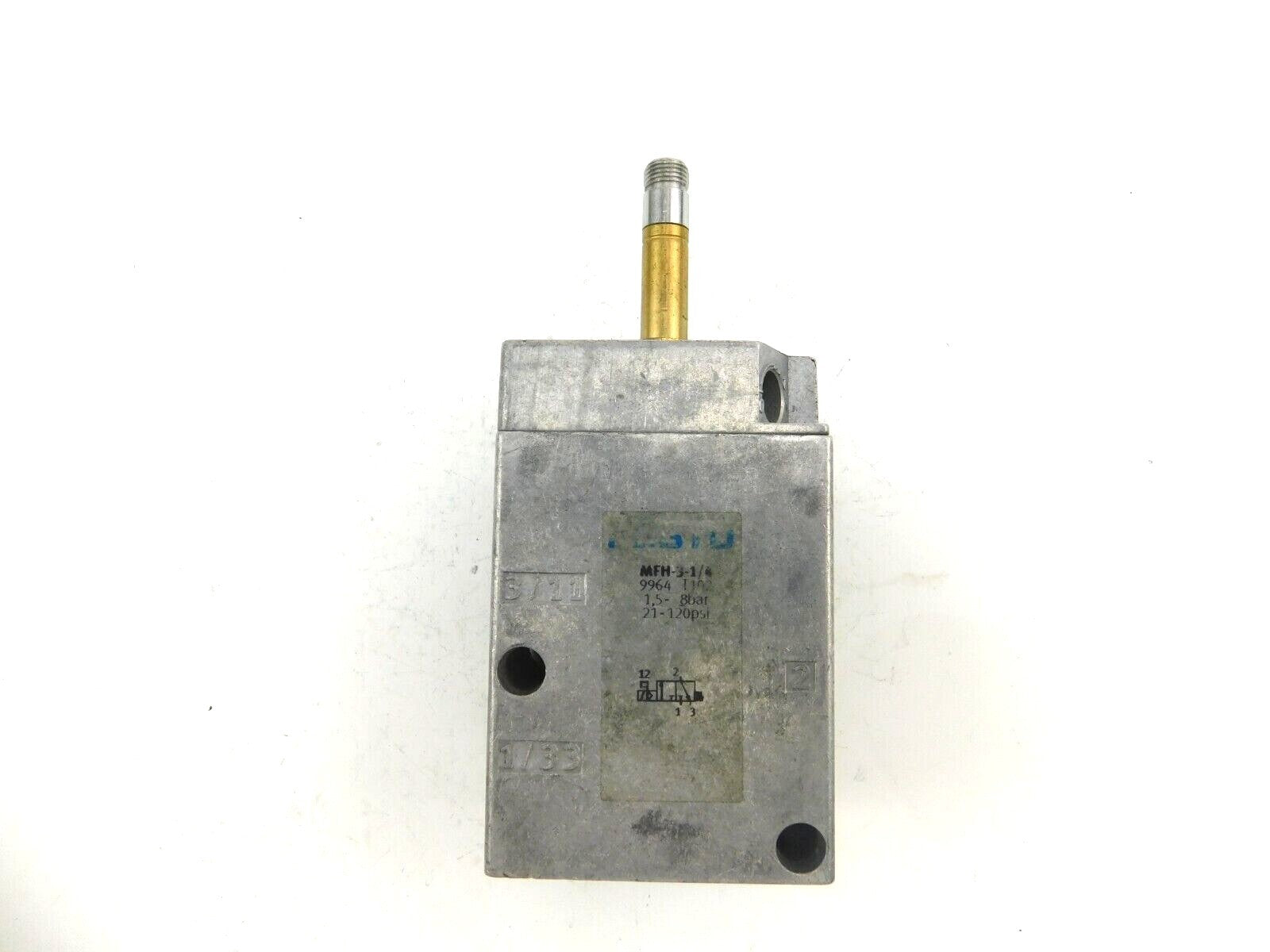 FESTO Pneumatikventil MFH-3-1/4 9964 1-5- 8 BAR