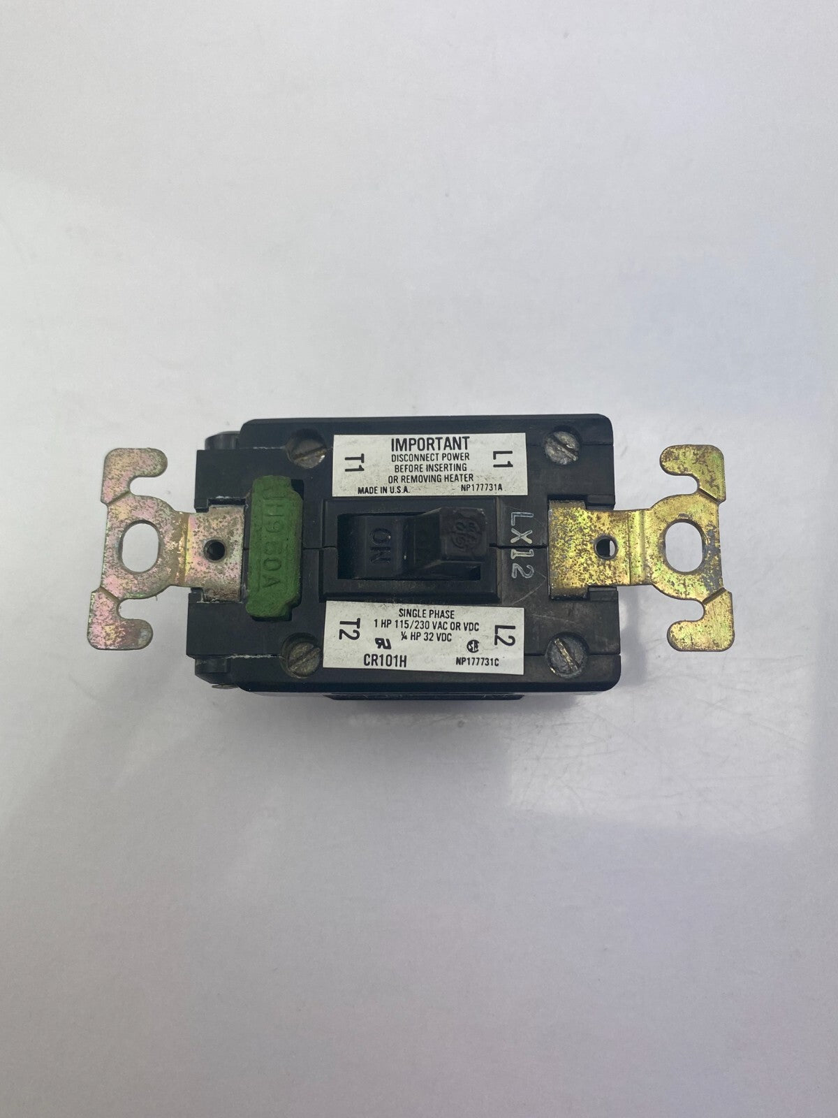 GENERAL ELECTRIC CR101H SWITCH