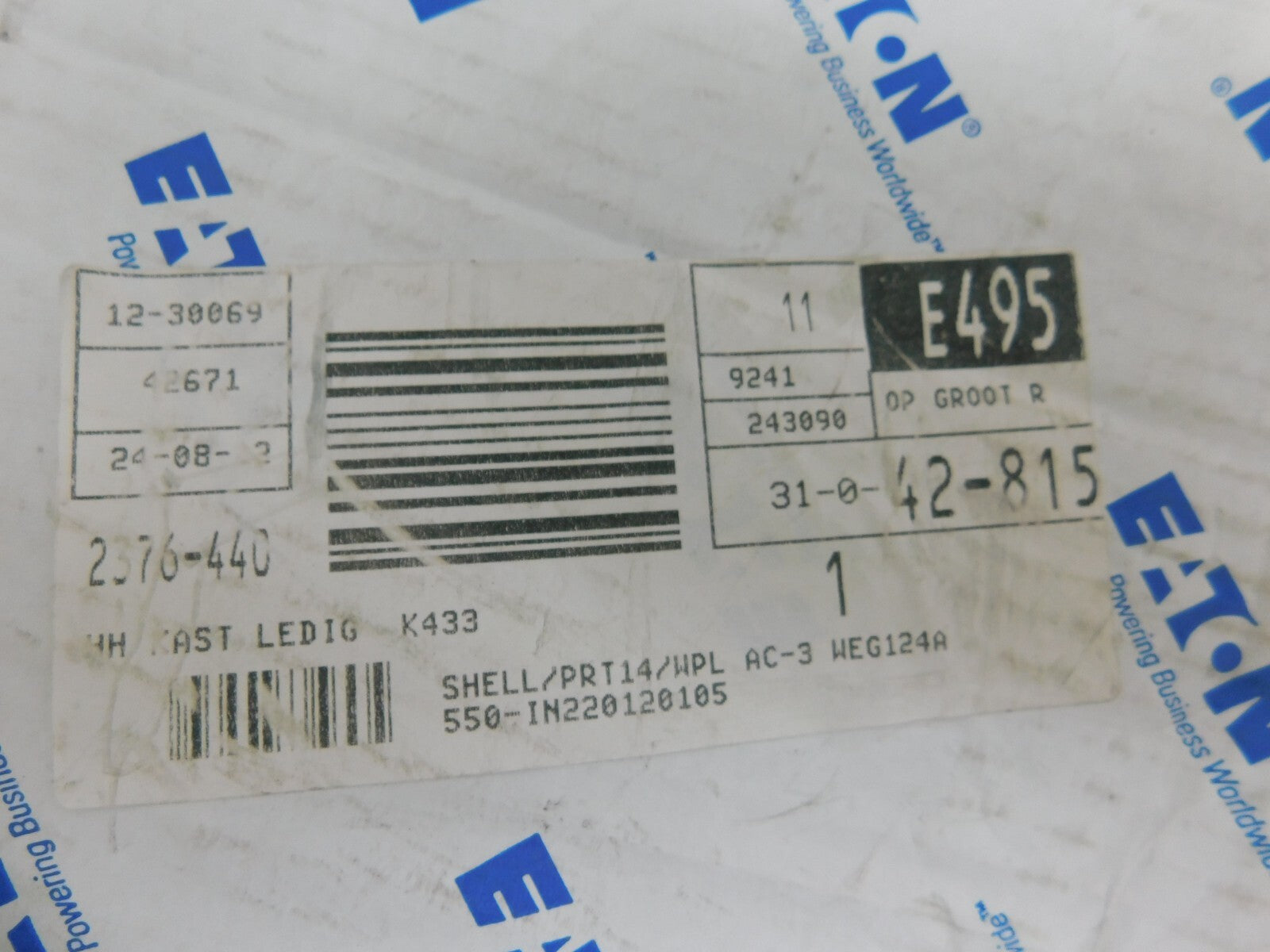 EATON HH KAST LEDIG K433