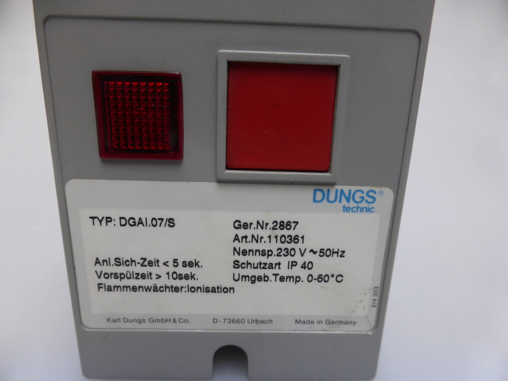 DUNGS DGAI.07S Art.Nr. 110361 Feuerungsautomat