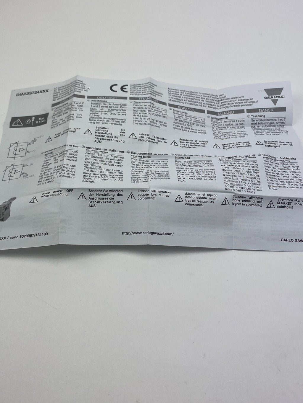CARLO GAVAZZI DIA53S72420A