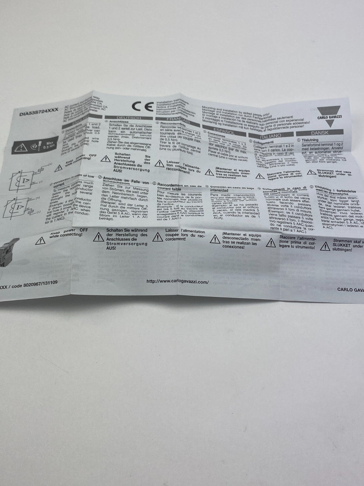 CARLO GAVAZZI DIA53S72420A